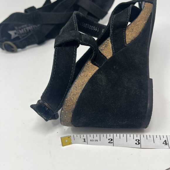 Mephisto Lolie women's sandals black strappy wedge 40 - Picture 10 of 10